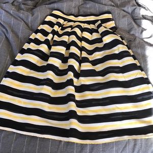 New York & Co. Eva Mendes striped midi skirt